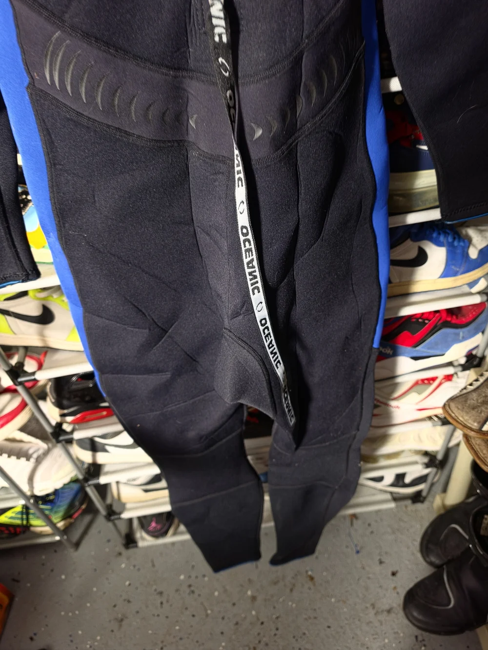 🔥 Men’s Blue & Black Oceanic XL Wetsuit Swim Dive Gear